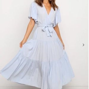 Petal & Pup Barker Dress Light Blue